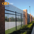 Decorative curved spear steel fencing wrought iron fences